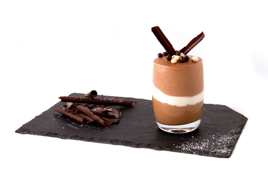 Duo de mousse au chocolat